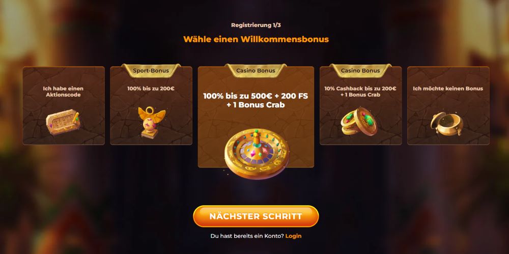 Amunra Casino Bonus ohne Einzahlung